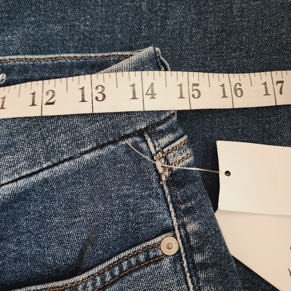 7 for all mankind kimmie high rise cropped jeans size 29 - Picture 10 of 16